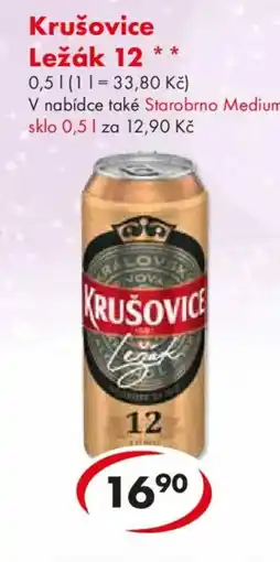 CBA Krušovice Ležák 12 nabídka