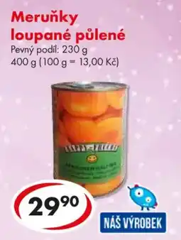 CBA Meruňky loupané půlené nabídka