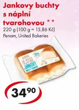 CBA Jankovy buchty s náplní tvarohovou nabídka