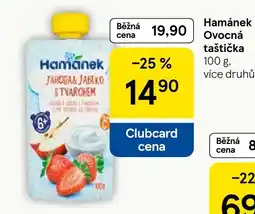Tesco Hamánek Ovocná taštička nabídka