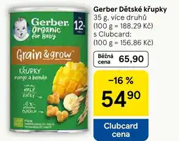 Tesco Gerber Dětské křupky nabídka