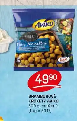 Flop BRAMBOROVÉ KROKETY AVIKO 600 g, mražené nabídka