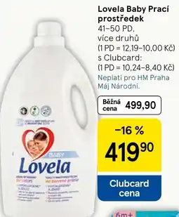 Tesco Lovela Baby Prací prostředek nabídka