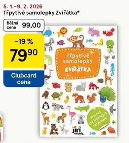 Tesco Třpytivé samolepky Zvířátka nabídka
