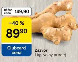 Tesco Zázvor nabídka