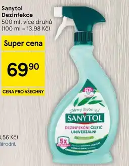 Tesco Sanytol Dezinfekce nabídka