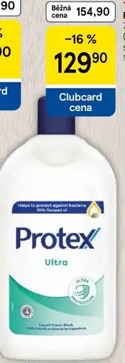 Tesco Protex Tekuté mýdlo nabídka