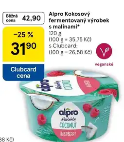 Tesco Alpro Kokosový fermentovaný výrobek s malinami nabídka