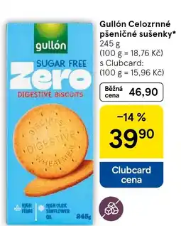 Tesco Gullón Celozrnné pšeničné sušenky nabídka