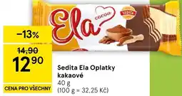 Tesco Sedita Ela Oplatky kakaové nabídka