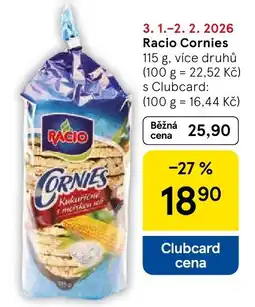 Tesco Racio Cornies nabídka