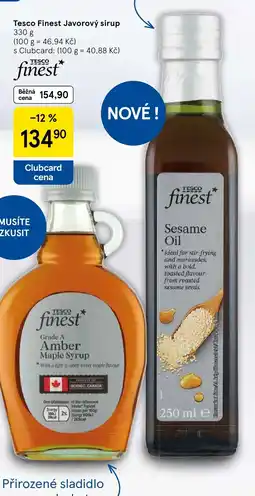 Tesco Tesco Finest Javorový sirup nabídka