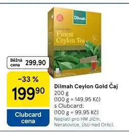 Tesco Dilmah Ceylon Gold Čaj nabídka