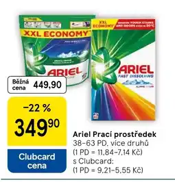 Tesco Ariel Prací prostředek nabídka