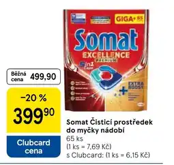 Tesco Somat Čisticí prostředek do myčky nádobí nabídka