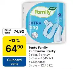 Tesco Tento Family Kuchyňské utěrky nabídka