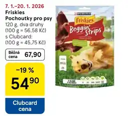 Tesco Friskies Pochoutky pro psy nabídka