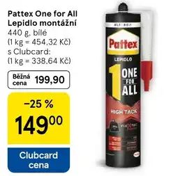 Tesco Pattex One for All Lepidlo montážní nabídka