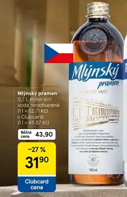 Tesco Mlýnský pramen nabídka
