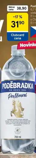 Tesco Poděbradka ProMineral nabídka