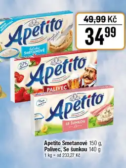 TEMPO Apetito Smetanové nabídka