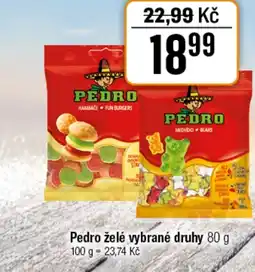 TEMPO Pedro želé nabídka