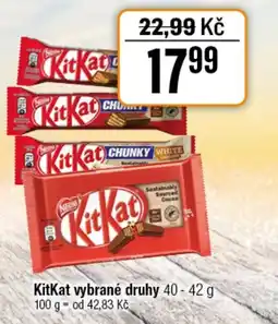 TEMPO KitKat nabídka