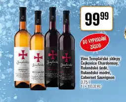 TEMPO Víno Templářské sklepy nabídka