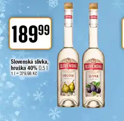TEMPO Slovenská slivka, hruška 40% nabídka