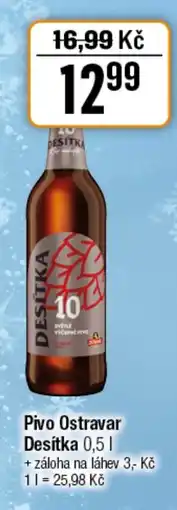 TEMPO Pivo Ostravar Desítka nabídka