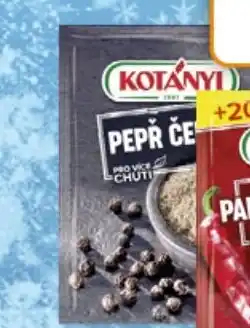 TEMPO Kotányi Pepř černý mletý nabídka