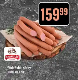 TEMPO Vídeňské párky nabídka