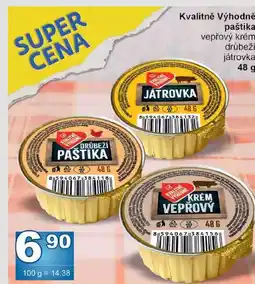 Jip Kvalitně Výhodně paštika vepřový krém drůbeží játrovka nabídka
