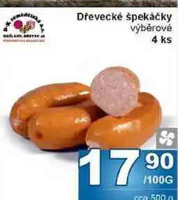 Jip Dřevecké špekáčky výběrové 4 ks nabídka