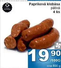 Jip Papriková klobása pálivá 4 ks nabídka