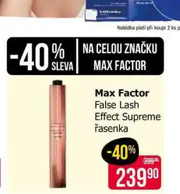 Teta Max Factor False Lash Effect Supreme řasenka nabídka