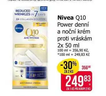 Nivea Q10 Power denní a noční krém proti vráskám