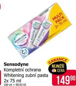 Teta Sensodyne Kompletní každodenní zubní pasta nabídka