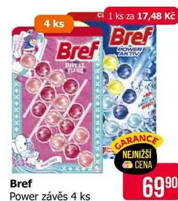 Teta Bref Power Aktiv WC blok 4x50ml, vybrané druhy 200g nabídka