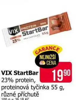 Teta VIX StartBar protein, proteinová tyčinka nabídka