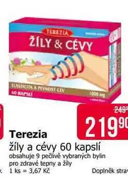 Teta Terezia žíly a cévy 60 kapslí nabídka