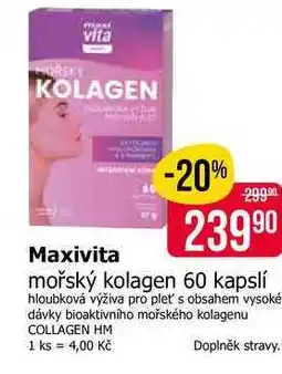 Teta Maxivita mořský kolagen 60 kapslí nabídka