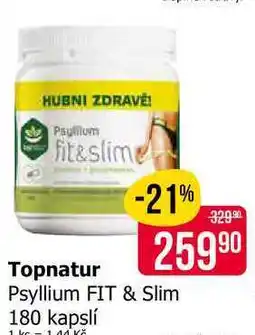 Teta Topnatur Psyllium FIT & Slim 180 kapslí nabídka
