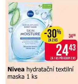 Teta Nivea hydratační textilní maska 1 ks nabídka