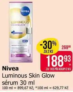Teta Nivea Luminous Skin Glow sérum nabídka