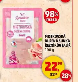 Penny Market MISTROVSKÁ DUŠENÁ ŠUNKA ŘEZNÍKŮV TALÍŘ nabídka
