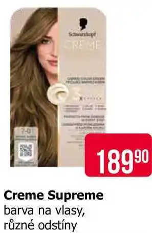 Teta Creme Supreme barva na vlasy, různé odstíny nabídka