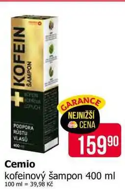 Teta Cemio kofeinový šampon nabídka