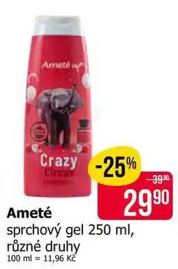 Teta Ameté sprchový gel 250 ml, různé druhy nabídka