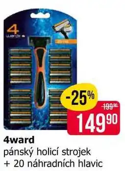 Teta 4ward pánský holicí strojek + 20 náhradních hlavic nabídka